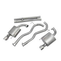 Ford Mustang GT 5.0 V8 15-18 Catback Sportavgassystem - H-Pipe, Centre & Bakre Ljuddämpare Cobra Sport